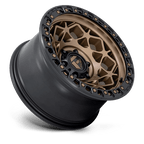 Fuel 1Pc D785 Unit 17X9 +1 Bronze W/ Matte Black Ring