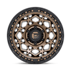Fuel 1Pc D785 Unit 17X9 -12 Bronze W/ Matte Black Ring