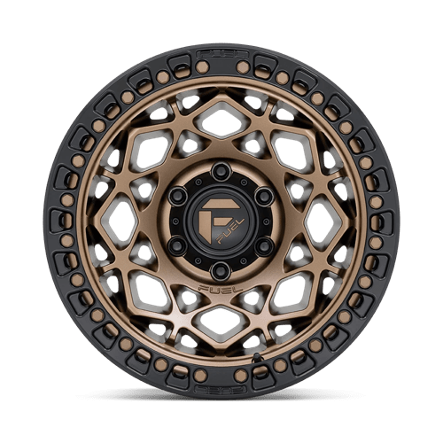 Fuel 1Pc D785 Unit 17X9 +1 Bronze W/ Matte Black Ring