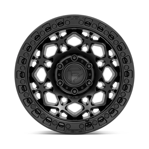 Fuel 1Pc D786 Unit 17X9 -12 Matte Black W/ M-Black Ring