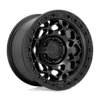 Fuel 1Pc D786 Unit 17X9 +1 Matte Black W/ M-Black Ring