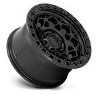 Fuel 1Pc D786 Unit 17X9 +1 Matte Black W/ M-Black Ring