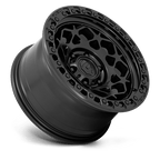 Fuel 1Pc D786 Unit 17X9 +1 Matte Black W/ M-Black Ring