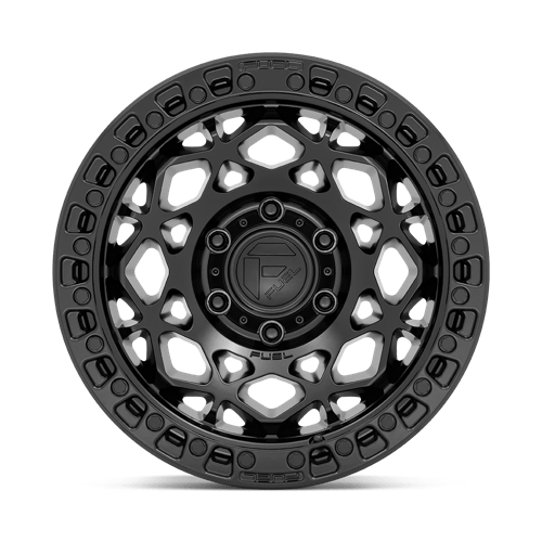 Fuel 1Pc D786 Unit 17X9 +1 Matte Black W/ M-Black Ring