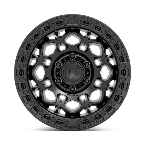 Fuel 1Pc D786 Unit 17X9 +1 Matte Black W/ M-Black Ring