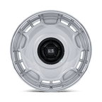 Us Mag 1Pc Uc146 Arlington 22X9 +15 Silver M-Blk Center W/ Dc-Lip