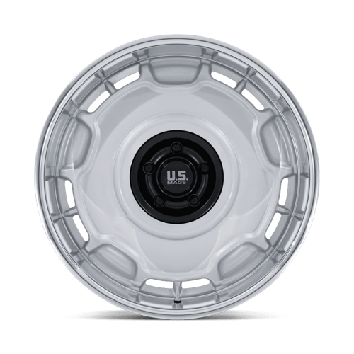 Us Mag 1Pc Uc146 Arlington 20X8.5 +1 Silver M-Blk Center W/ Dc-Lip
