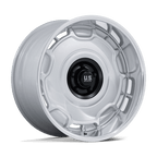 Us Mag 1Pc Uc146 Arlington 22X10.5 +12 Silver M-Blk Center W/ Dc-Lip