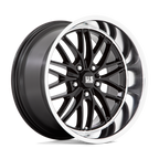 Us Mag 1Pc U138 Santa Cruz 20X10 +6 Gloss Black W/ Diamond Cut Lip