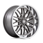 Us Mag 1Pc U139 Santa Cruz 20X10 +6 Anthracite W/ Diamond Cut Lip