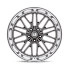 Us Mag 1Pc U139 Santa Cruz 22X10.5 +0 Anthracite W/ Diamond Cut Lip