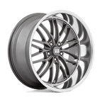 Us Mag 1Pc U139 Santa Cruz 22X10.5 +0 Anthracite W/ Diamond Cut Lip