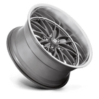 Us Mag 1Pc U139 Santa Cruz 22X10.5 +0 Anthracite W/ Diamond Cut Lip