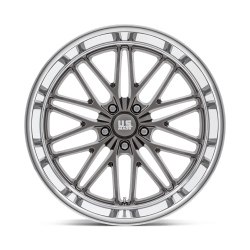 Us Mag 1Pc U139 Santa Cruz 22X10.5 +0 Anthracite W/ Diamond Cut Lip