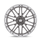 Us Mag 1Pc U139 Santa Cruz 22X9 +15 Anthracite W/ Diamond Cut Lip