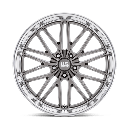 Us Mag 1Pc U139 Santa Cruz 22X9 +15 Anthracite W/ Diamond Cut Lip