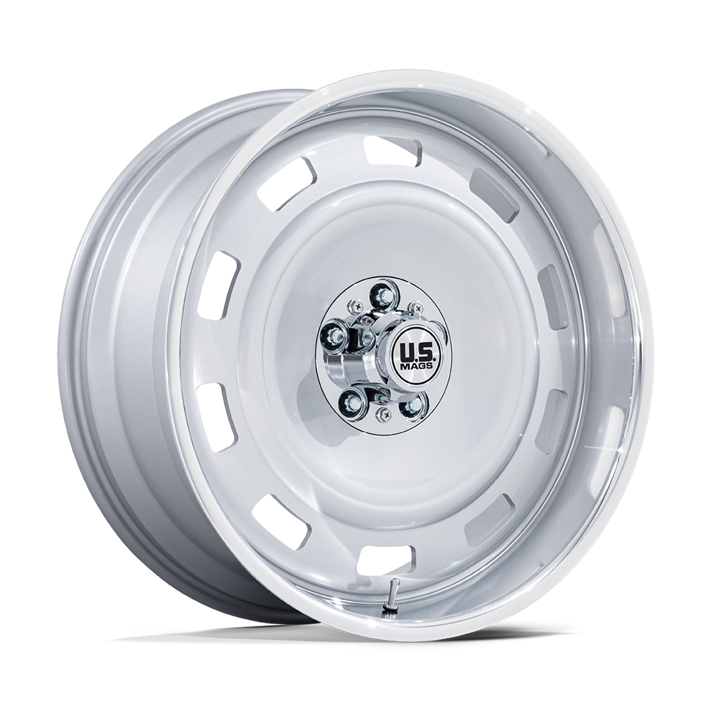 Us Mag 1Pc Uc143 Scottsdale 22X10.5 +0 Silver W/ Diamond Cut Lip