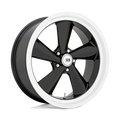 Us Mag 1Pc U136 Ts 22X9 +15 Gloss Black W/ Diamond Cut Lip