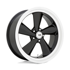 Us Mag 1Pc U136 Ts 22X10.5 +0 Gloss Black W/ Diamond Cut Lip