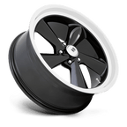 Us Mag 1Pc U136 Ts 22X9 +15 Gloss Black W/ Diamond Cut Lip