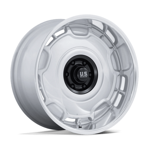 Us Mag 1Pc Uc146 Arlington 22X10.5 +0 Silver M-Blk Center W/ Dc-Lip