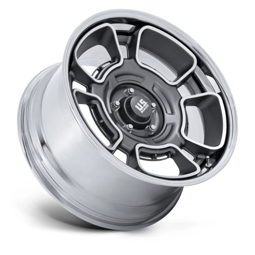Us Mag 1Pc Uc147 Flagstaff 22X10.5 +12 Anthracite W/ Mach-Fc & Chr-Lp