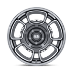 Us Mag 1Pc Uc147 Flagstaff 22X9 +15 Anthracite W/ Mach-Fc & Chr-Lp