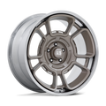Us Mag 1Pc Uc147 Flagstaff 22X9 +0 Pewter W/ Chrome Lip