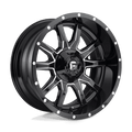 Fuel 1Pc D627 Vandal 17X9 +1 Gloss Black Milled