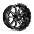 Fuel 1Pc D627 Vandal 17X9 +1 Gloss Black Milled