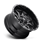 Fuel 1Pc D627 Vandal 20X9 +1 Gloss Black Milled