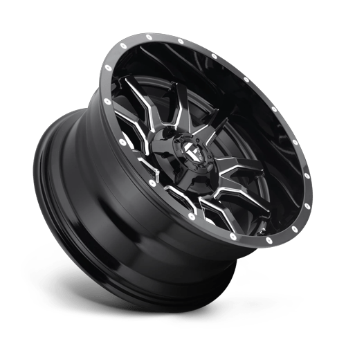 Fuel 1Pc D627 Vandal 17X9 +1 Gloss Black Milled
