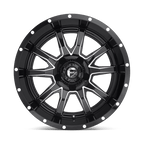 Fuel 1Pc D627 Vandal 17X9 +1 Gloss Black Milled
