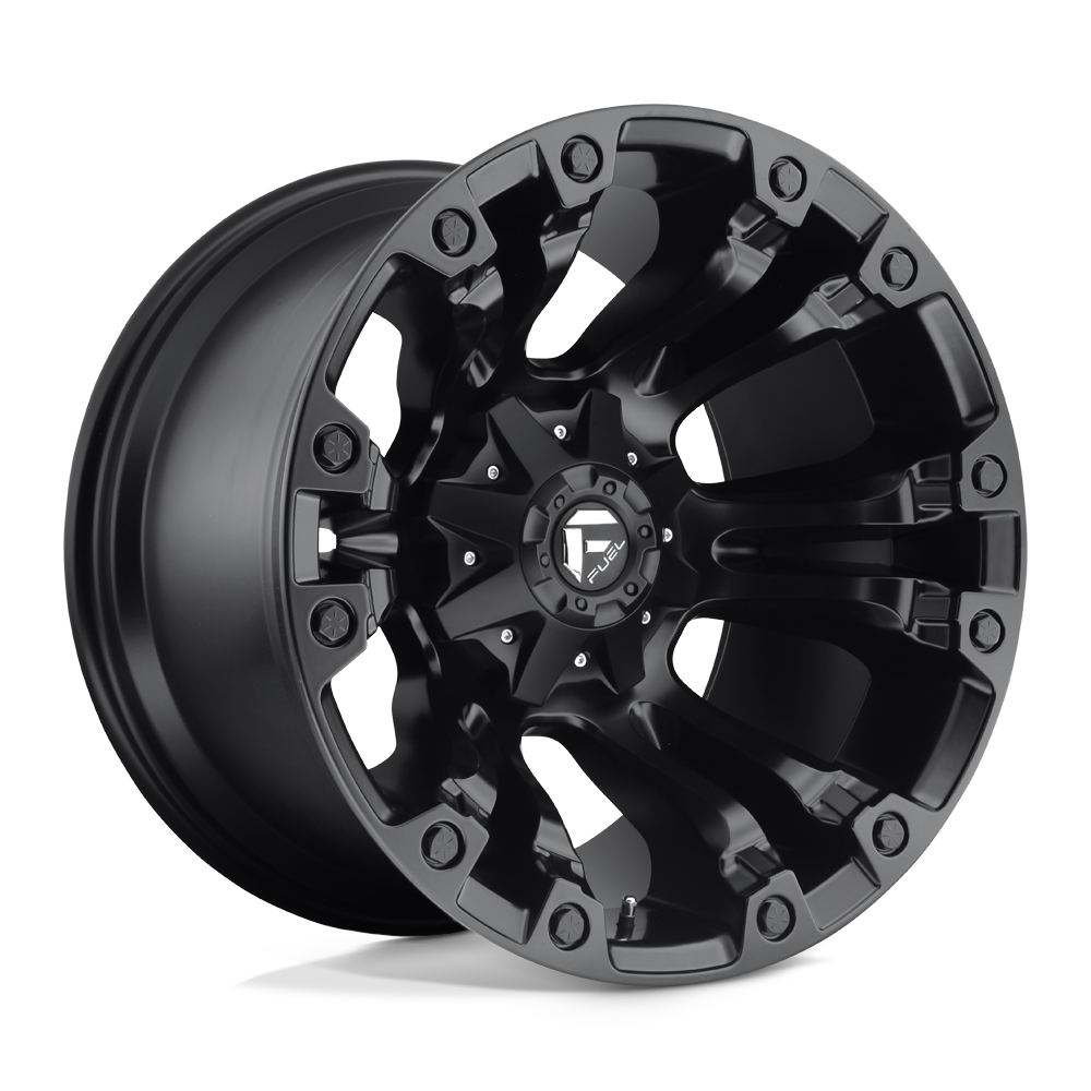 Fuel 1Pc D560 Vapor 17X9 +1 Matte Black