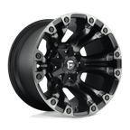 Fuel 1Pc D851 Vapor 18X9 -13 Matte Black Gray Tint