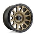 Fuel 1Pc D600 Vector 17X8.5 +7 Matte Bronze Black Bead Ring