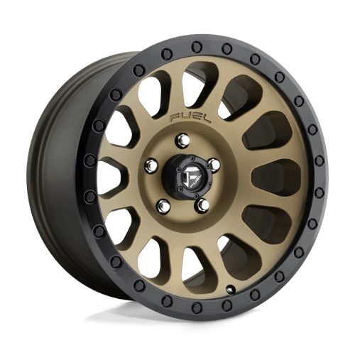 Fuel 1Pc D600 Vector 17X8.5 +20 Matte Bronze Black Bead Ring
