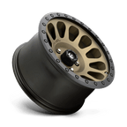 Fuel 1Pc D600 Vector 17X8.5 +20 Matte Bronze Black Bead Ring