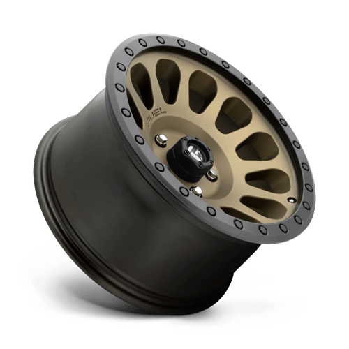 Fuel 1Pc D600 Vector 17X8.5 +20 Matte Bronze Black Bead Ring