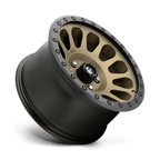 Fuel 1Pc D600 Vector 18X9 +20 Matte Bronze Black Bead Ring