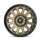 Fuel 1Pc D600 Vector 17X8.5 +20 Matte Bronze Black Bead Ring