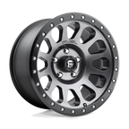Fuel 1Pc D601 Vector 16X8 +1 Matte Gunmetal Black Bead Ring