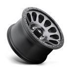Fuel 1Pc D601 Vector 18X9 +1 Matte Gunmetal Black Bead Ring