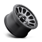 Fuel 1Pc D601 Vector 18X9 +1 Matte Gunmetal Black Bead Ring