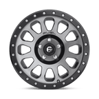 Fuel 1Pc D601 Vector 17X9 -12 Matte Gunmetal Black Bead Ring