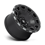 Fuel 1Pc D686 Vengeance 17X9 -12 Matte Black Double Dark Tint