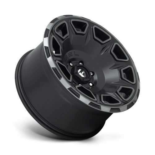 Fuel 1Pc D686 Vengeance 17X9 -12 Matte Black Double Dark Tint