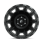 Fuel 1Pc D686 Vengeance 17X9 -12 Matte Black Double Dark Tint