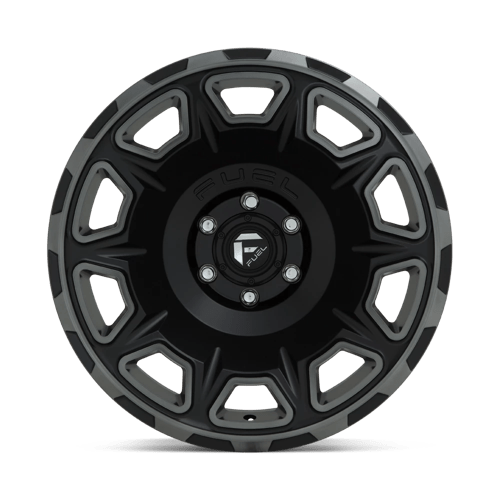 Fuel 1Pc D686 Vengeance 17X9 -12 Matte Black Double Dark Tint