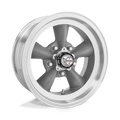 American Racing Vintage Vn105 Torq Thrust D 15X7 -6 Torq Thrust Gray W/ Mach Lip
